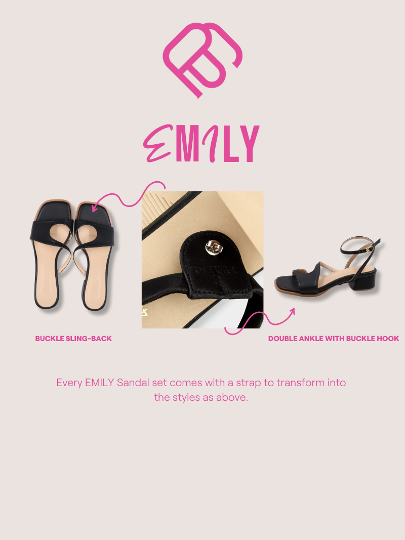 Emily Sandals (BLACK)